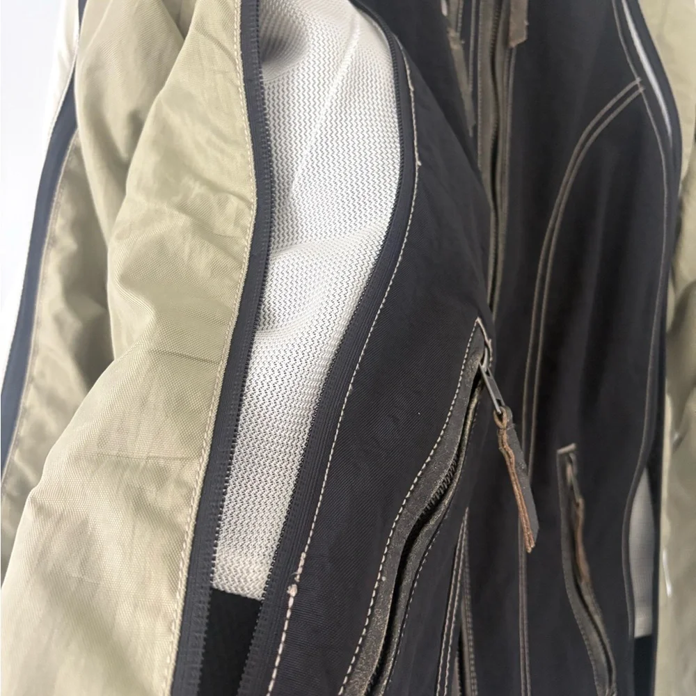 Harley-Davidson Black/Olive Green/Off White Riding Jacket - Picture 4 of 15